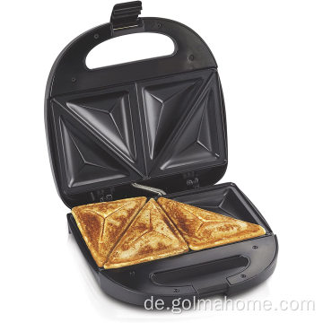 Einfaches Frühstückshersteller Sandwich Maker 4 Scheiben 680W